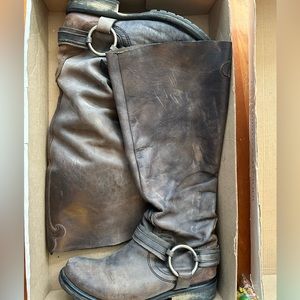 STEVE MADDEN Women's "Judgement" Tall Harness Riding Boots